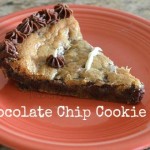 Giant Chocolate Chip Cookie Birthday Cake